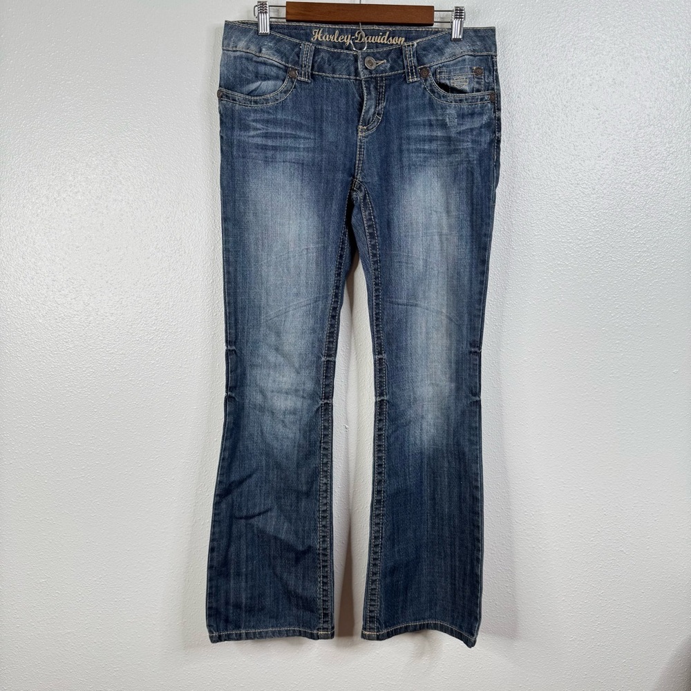 Harley Davidson Low-Rise Bootcut Jeans Size 8